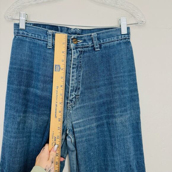 S.J.S. HER Blue Straight Leg Jeans Vintage Women’s Size 27 - Picture 3 of 9